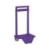 Safta Carro Portamochilas - Sujecion Universal - Material Resistente - Ruedas de PVC - Modelo Patentado - 22x10x27cm - Color Morado