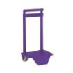 Safta Carro Portamochilas - Sujecion Universal - Material Resistente - Ruedas de PVC - Modelo Patentado - 22x10x27cm - Color Morado