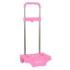 Safta Carro Portamochilas - Ruedas Antivibracion - Sistema de Sujecion Universal - Medidas Compactas - 32x16x44cm - Color Rosa