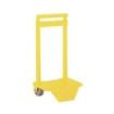 Safta Carro Portamochilas - Sujecion Universal - Material Resistente - Ruedas de PVC - 18x16x35cm - Color Amarillo