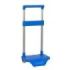 Safta Carro Portamochilas - Sujecion Universal - Material Resistente - Ruedas de PVC - Modelo Patentado - 26x10x34cm - Color Azul