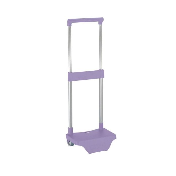 Safta Carro Portamochilas - Sujecion Universal - Material Resistente - Modelo Patentado - 26x10x34cm - Color Violeta