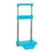 Safta Carro Portamochilas - Sujecion Universal - Material Resistente - Modelo Patentado - 26x10x34cm - Color Turquesa