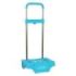 Safta Carro Portamochilas - Ruedas Antivibracion - Sistema de Sujecion Universal - Material Resistente - 32x16x44cm - Color Turquesa