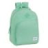 Safta Blackfit8 Mochila Adaptable a Carro - Tirador Doble - Bolsillo Frontal - Hombreras Ergonomicas - Asa Forrada - 20.1L - 320x150x420mm - Color Turquesa