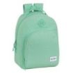 Safta Blackfit8 Mochila Adaptable a Carro - Tirador Doble - Bolsillo Frontal - Hombreras Ergonomicas - Asa Forrada - 20.1L - 320x150x420mm - Color Turquesa