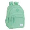 Safta Blackfit8 Mochila con 2 Compartimentos - Antirozaduras - Adaptable a Carro - Portabotellas - Tirador Doble - Hombreras Ergonomicas - 20L - 320x150x420mm - Color Turquesa