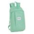 Safta Blackfit8 Mini Mochila - Hombreras Ergonomicas - Espalda Acolchada - Bolsillo Frontal - Asa Superior - 8.5L - 220x100x390mm - Color Turquesa