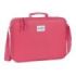 Safta Blackfit8 Fresa Maletin con Cremallera - Bandolera Ajustable - Asa Forrada - Doble Tirador Cremallera - Fondo Interior Semirigido - 6L - 380x60x280mm - Color Rosa