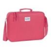 Safta Blackfit8 Fresa Maletin con Cremallera - Bandolera Ajustable - Asa Forrada - Doble Tirador Cremallera - Fondo Interior Semirigido - 6L - 380x60x280mm - Color Rosa