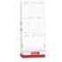 Safta Expositor Vacio con 10 Ganchos - Estructura Robusta - 650x280x1580mm - Color Blanco