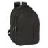 Safta Business Mochila para Portatil hasta 15.6" - Conector USB - Portabotellas - Antirrobo - Organizador - Tirador Doble - Color Negro