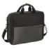 Safta Business Maletin para Portatil hasta 15.6" - Conector USB - Bolsillo Trasero Oculto - Bandolera Ajustable - Asas Forradas - Cinta para Maletas - 410x90x330mm - Color Gris Oscuro