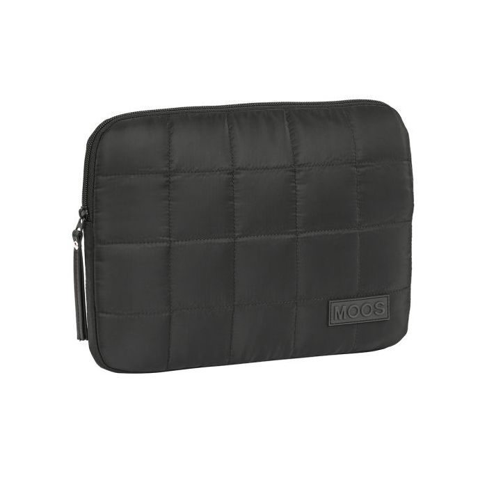 Safta Moos Capsula Funda para Portatil hasta 11.6" - Alojamiento Acolchado - 1.42L - Proteccion contra Golpes - 310x20x230mm - Color Negro