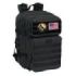 Safta Basic Mochila para Portatil hasta 15.6" - Cremalleras Bidireccionales - Bolsillos Frontales - Parches Extraibles - Cintas Regulables - 33.12L - 300x230x480mm - Color Negro