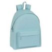 Safta Basic Mochila - Bolsillo Frontal - Hombreras Acolchadas - Doble Tirador en Cremallera - Asa Superior - 18L - 330x150x420mm - Color Turquesa