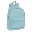 Safta Basic Mochila para Portatil hasta 14.1" - Bolsillo para Tablet - Organizador de Objetos - Doble Tirador - Hombreras Ergonomicas - Asa Superior - 20L - 310x160x410mm - Color Turquesa