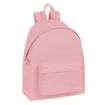 Safta Basic Mochila - Bolsillo Frontal - Hombreras Acolchadas - Doble Tirador en Cremallera - Asa Superior - 18L - 330x150x420mm - Color Rosa