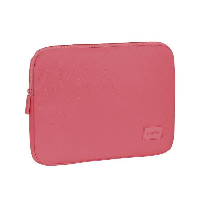Safta Basic Funda para Portatil hasta 14" - Alojamiento Acolchado - 1.7L - Proteccion contra Golpes - 340x20x250mm - Color Rosa