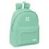 Safta Munich Basicos Mochila - Bolsillo Frontal - Hombreras Acolchadas - Espalda Ergonomica - Doble Tirador - Asa Superior - 20.8L - 330x150x420mm - Color Turquesa