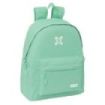 Safta Munich Basicos Mochila - Bolsillo Frontal - Hombreras Acolchadas - Espalda Ergonomica - Doble Tirador - Asa Superior - 20.8L - 330x150x420mm - Color Turquesa