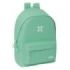 Safta Munich Basicos Mochila para Portatil hasta 15.6" - Conector USB - Base Acolchada - Bolsillo Frontal - Hombreras Ergonomicas - Asa Superior - 24.55L - 310x180x440mm - Color Turquesa