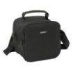 Safta Bolsa Isotermica Porta Alimentos 4.4L - Interior Forrado de Aluminio - Bandolera Ajustable - Repelente al Agua - Asa Superior - 200x150x200mm - Color Negro