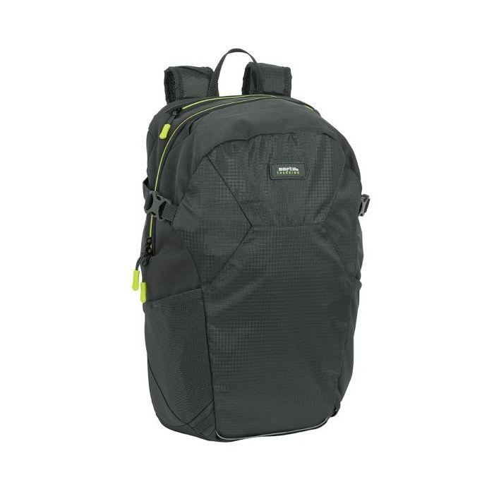 Safta Trekking Mochila - Detalles Reflectantes - Bolsillo para Portatil - Espalda Acolchada Ergonomica - Material Repelente al Agua - 18.63L - 270x150x460mm - Color Gris Oscuro