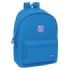 Safta F.C.Barcelona Chica Indigo Mochila para Portatil hasta 15.6" - Conector USB - Base Acolchada - Bolsillo Frontal - Hombreras Ergonomicas - Asa Superior - 24.55L - 310x180x440mm - Color Azul