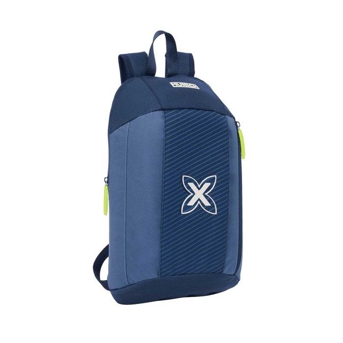 Safta Munich Blue Indigo Mini Mochila - Hombreras Acolchadas - Asas de Mano - 8.5L - Uso Diario - Ergonomia Ajustable - 220x100x390mm - Color Azul Marino