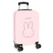 Safta Miffy Flores Maleta Trolley de Cabina 20” - Cierre con Candado - Interior Forrado - Cremallera - Cintas Elasticas - Ruedas Giratorias - Ajustable - 345x200x550mm - Color Rosa