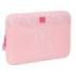 Safta Miffy Flores Funda para Portatil hasta 15.6" - Alojamiento Acolchado - 3.8L - 395x35x275mm - Color Rosa