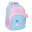 Safta Blackfit8 Smile Mochila con 2 Compartimentos - Antirozaduras - Adaptable a Carro - Portabotellas - Tirador Doble - Hombreras Ergonomicas - 20L - 320x150x420mm - Color Azul Claro