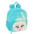 Safta Frozen Mochila Guarderia de Peluche - Tarjeta de Identificacion - Asas de Mano - 6L - Material Suave y Resistente - Facil de Transportar - 220x100x270mm - Color Azul