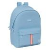 Safta el Ganso Basics Cerulean Mochila para Portatil hasta 15.6" - Conector USB - Base Acolchada - Tirador Doble - Hombreras Ergonomicas - Asa Superior - 310x180x440mm - Color Azul