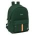 Safta el Ganso Basics Green Mochila para Portatil hasta 15.6" - Conector USB - Base Acolchada - Tirador Doble - Hombreras Ergonomicas - Asa Superior - 310x180x440mm - Color Verde Oscuro
