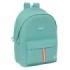 Safta el Ganso Basics Aquarelle Mochila para Portatil hasta 15.6" - Antirrobo - Conector USB - Base Acolchada - Bolsillo Frontal - Tirador Doble - Ergonomica - 24.55L - 310x180x440mm - Color Menta