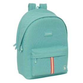 Safta el Ganso Basics Aquarelle Mochila para Portatil hasta 15.6" - Antirrobo - Conector USB - Base Acolchada - Bolsillo Frontal - Tirador Doble - Ergonomica - 24.55L - 310x180x440mm - Color Menta