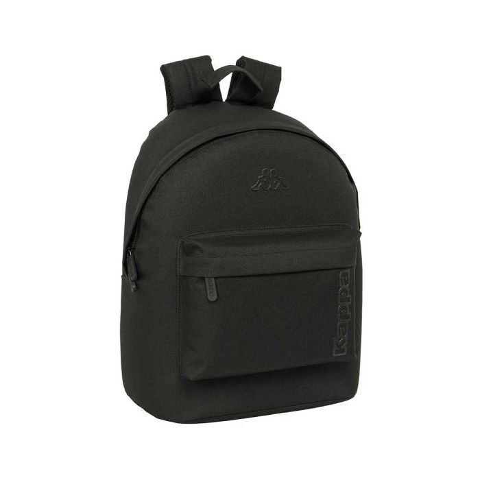 Safta Kappa Basics Mochila para Portatil hasta 14.1" - Bolsillo para Tablet - Bolsillo Trasero - Tirador Doble - Espalda Transpirable - 20L - 310x160x410mm - Color Negro