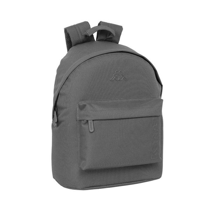 Safta Kappa Basics Gris Mochila para Portatil hasta 14.1" - Bolsillo para Tablet - Bolsillo Trasero - Tirador Doble - Hombreras Acolchadas - Asa Superior - 20L - 310x160x410mm - Color Gris