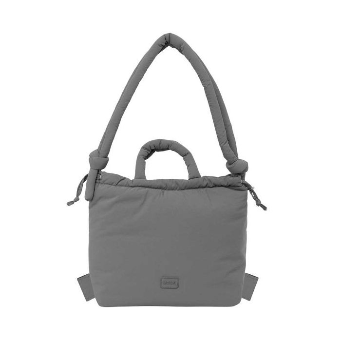 Safta Moos Capsula Grey Mochila para Portatil hasta 14.1" - Cierre de Iman - Bolsillo Interior - Cierre con Cordones - Asas Acolchadas - 18.80L - Bolsillo Exterior - 400x170x310mm - Color Gris