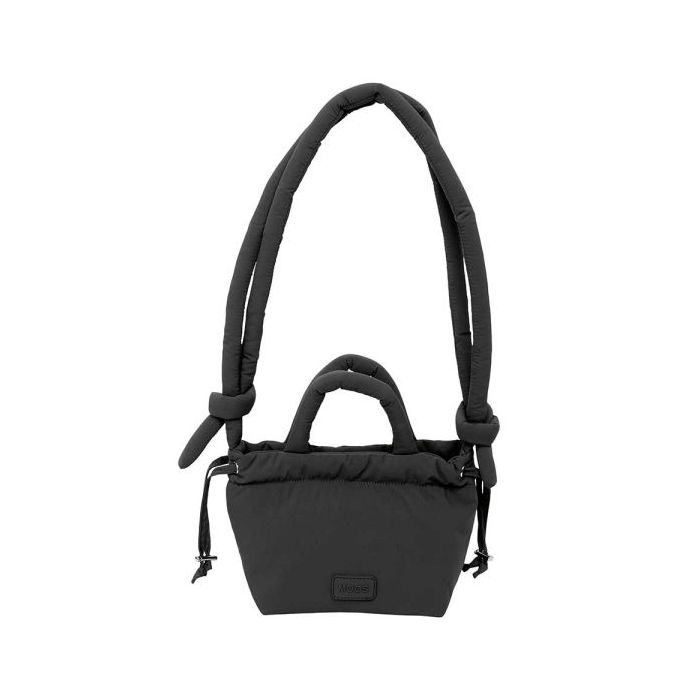 Safta Moos Capsula Bolso Compacto - Cierre de Iman - Cremallera - Cierre con Cordones - Asas Acolchadas - Compacto y Ligero - Proteccion Acolchada - 2.56L - 160x100x160mm - Color Negro