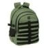 Safta Mochila para Portatil hasta 15.6" - Cremalleras Bidireccionales - Antirrobo - Hombreras Ergonomicas - Cinta para Maleta - Cintas Ajustables - 23.46L - 340x150x460mm - Color Verde