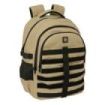 Safta Camel Mochila para Portatil hasta 15.6" - Cremalleras Bidireccionales - Antirrobo - Cintas Ajustables - 23.46L - 340x150x460mm - Color Arena