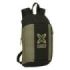 Safta Munich West Mini Mochila - Hombreras Ergonomicas - Espalda Acolchada - Bolsillo Frontal - Asa Superior - Uso Diario - 8.5L - 220x100x390mm - Color Negro y Verde