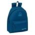 Safta Benetton Basics Marino Mochila - Bolsillo Frontal - Hombreras Acolchadas - Doble Tirador en Cremallera - Asa Superior de Transporte - 20.80L - 330x150x420mm - Color Azul Oscuro