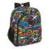 Safta Graffiti Colors Mochila - Adaptable a Carro - Bolsillos Laterales - Doble Tirador - Hombreras Acolchadas - Bolsillo Frontal - Asa Superior - 15L - 320x120x380mm - Multicolor