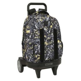Safta Graffiti Splash Mochila con Carro - Extraible - Bolsillo Frontal - Portabotellas - Tirador Doble - Hombreras Acolchadas - Tarjeta ID - Ruedas Antivibracion - 330x220x450mm - Multicolor