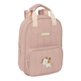 Safta Unicornio Mochila Infantil - Bolsillo Frontal - Tarjeta ID - Hombreras Acolchadas - Asa Forrada - 4.5L - 200x80x280mm - Color Rosa