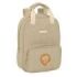 Safta Leon Mochila Infantil - Bolsillo Frontal - Tarjeta ID - Hombreras Acolchadas - Asa Forrada - 4.5L - 200x80x280mm - Color Arena